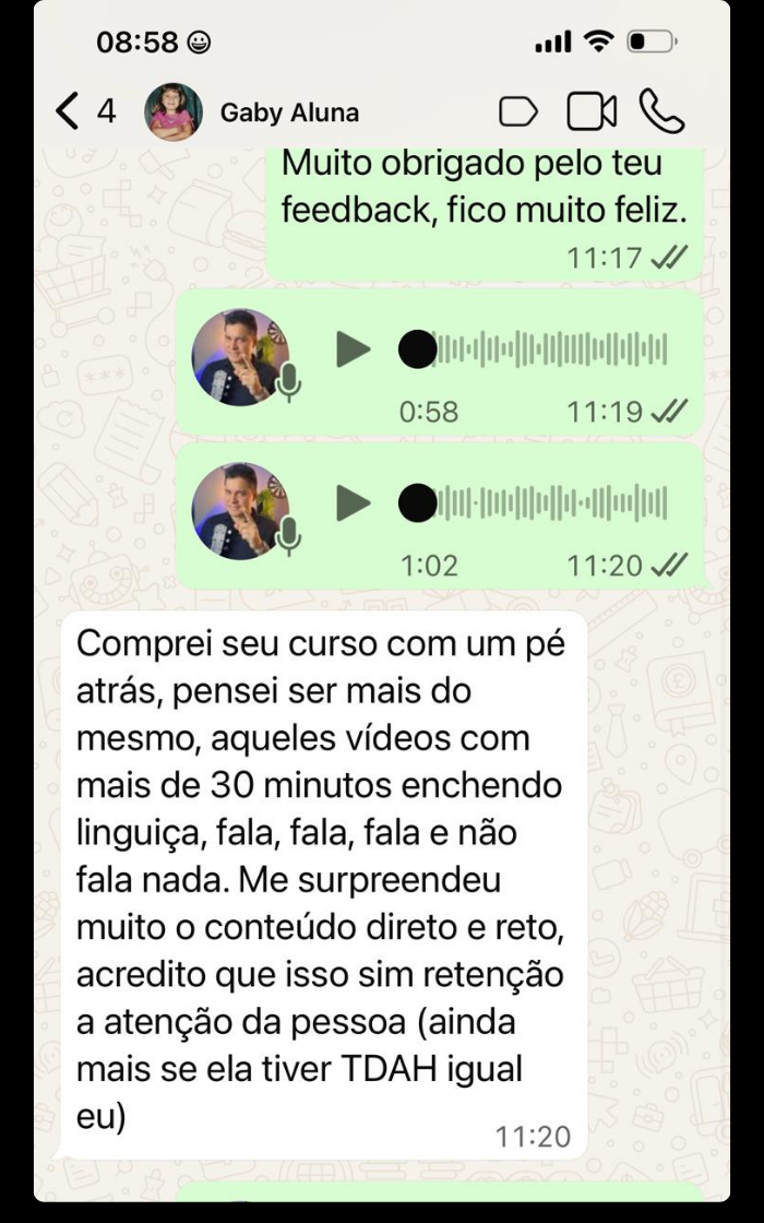 Depoimento de Gaby